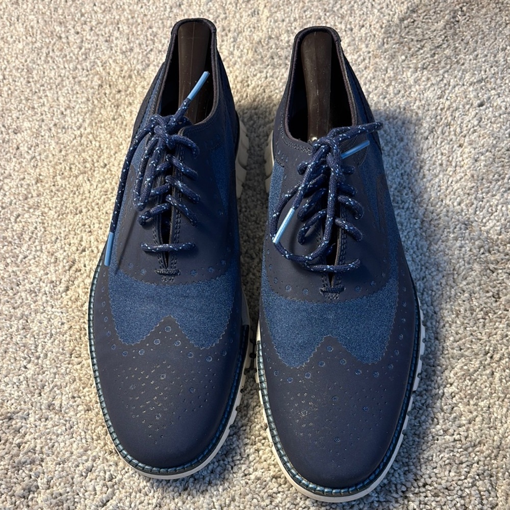 Men's Blue Oxford Shoes